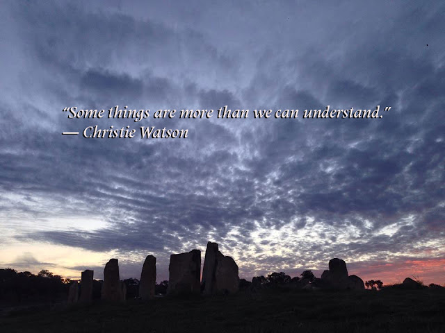 "Some things are more than we can understand" - Christie Watson