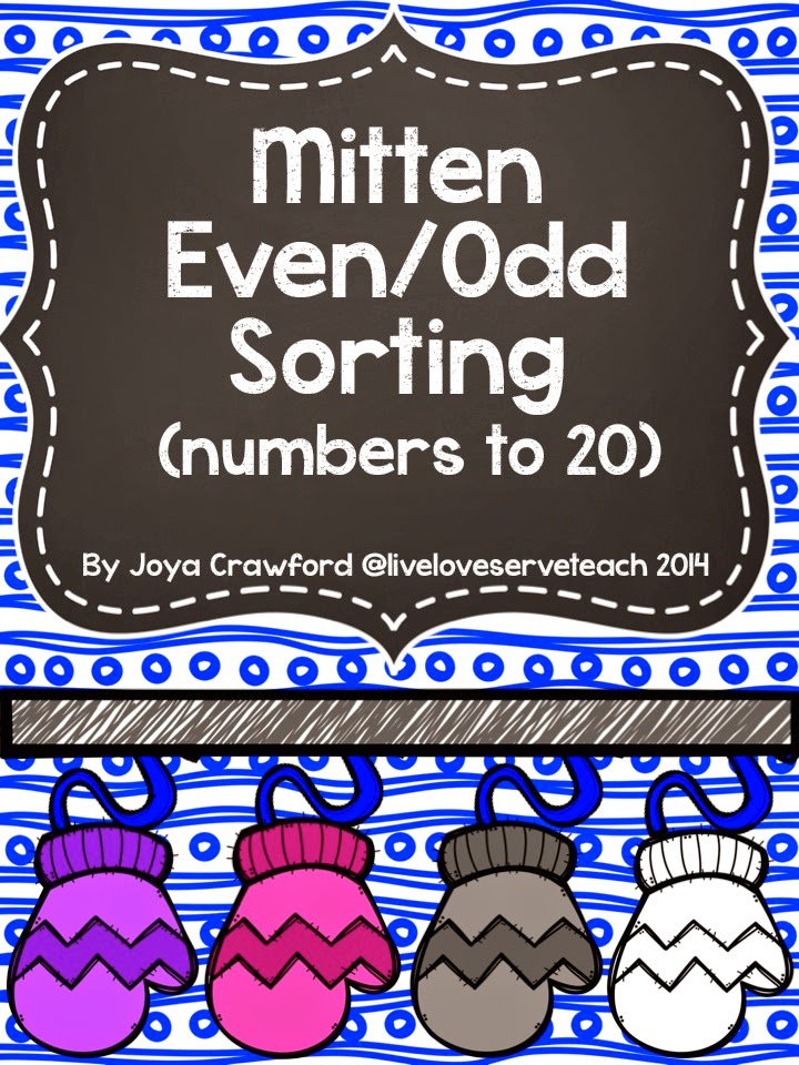 http://www.teacherspayteachers.com/Product/Winter-Mitten-Even-and-Odd-Sorting-Numbers-to-20-1622202