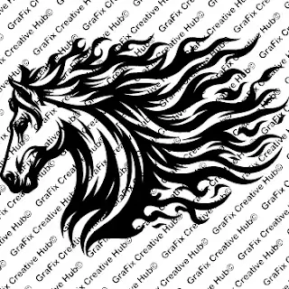 Horse vector