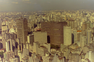 Imagem aérea de São Paulo ed Copan 