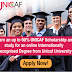 70 million dollars worth LLM (Master of Laws) Scholarship offer by UNICAF