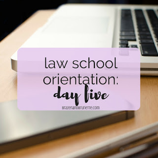 What To Expect At Law School Orientation. prepare for law school orientation. what to wear to law school orientation. what to bring to law school orientation. what to expect at law school orientation. new law students. law school blog. law student blog. law school blogger. law student blogger. | brazenandbrunette.com