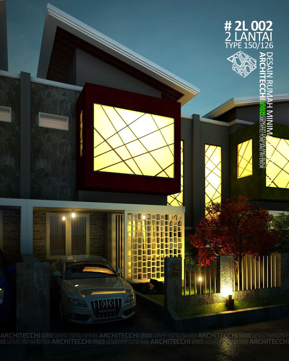 Desain Rumah  2  Lantai  ARSITEKTUR DESAIN RUMAH  INTERIOR