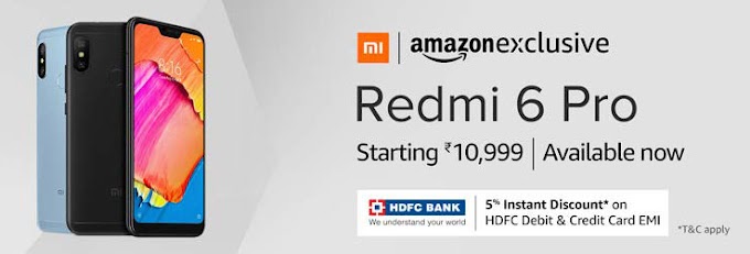 Buy Redmi 6 PRO starting at 10,999