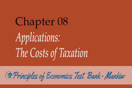 Chapter 8 Applications: The Costs of Taxation