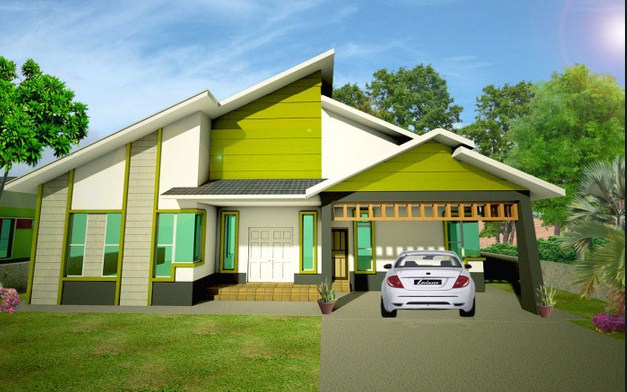 50 Gambar Desain  Rumah  Impian Persegi  Panjang  Minimalis 