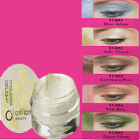 Sombra de Ojos en Mousse Oriflame Beauty. Código:11491 a 11495.