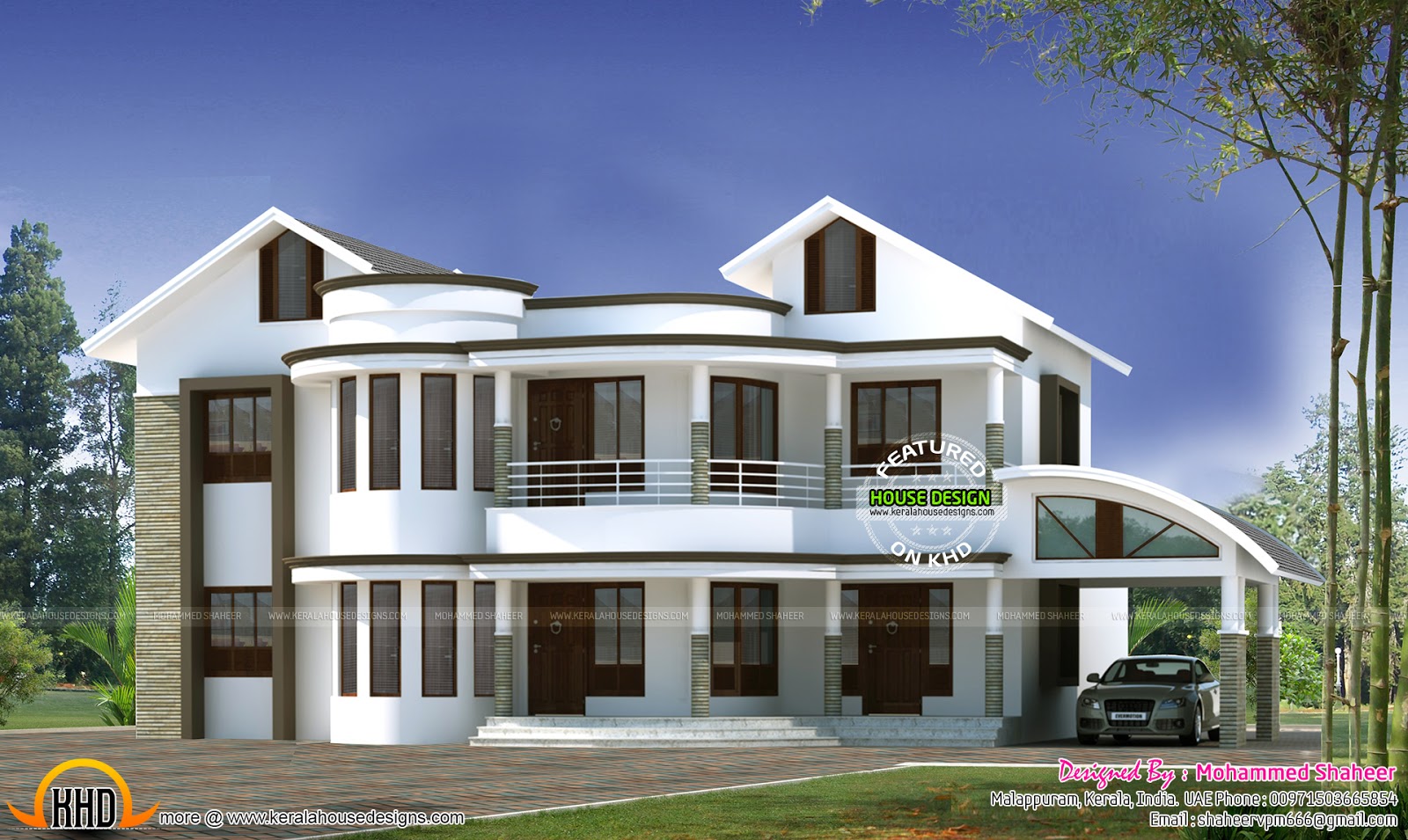 3000 sq ft mixed roof modern home Kerala home design and 