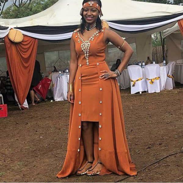 Kenya Traditional Wedding Dress.