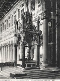 Three Roman Altars and Ciboria with their Pre-Conciliar Altar Ornaments