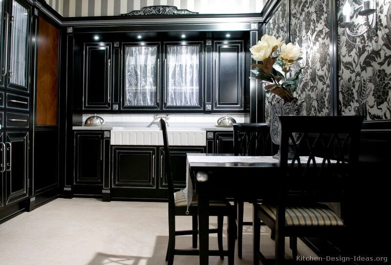 Black Kitchen Cabinets Design