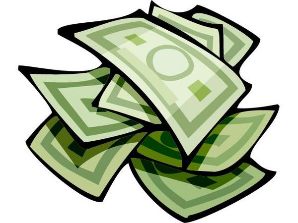 100 dollar bill clip art. One dollar bills clipart