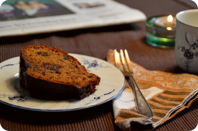 Kaffeekuchen mit Marzipan und Amaretto