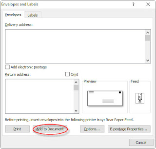 Cara Print Kop Surat Amplop  Di Microsoft Word 2007 2010 