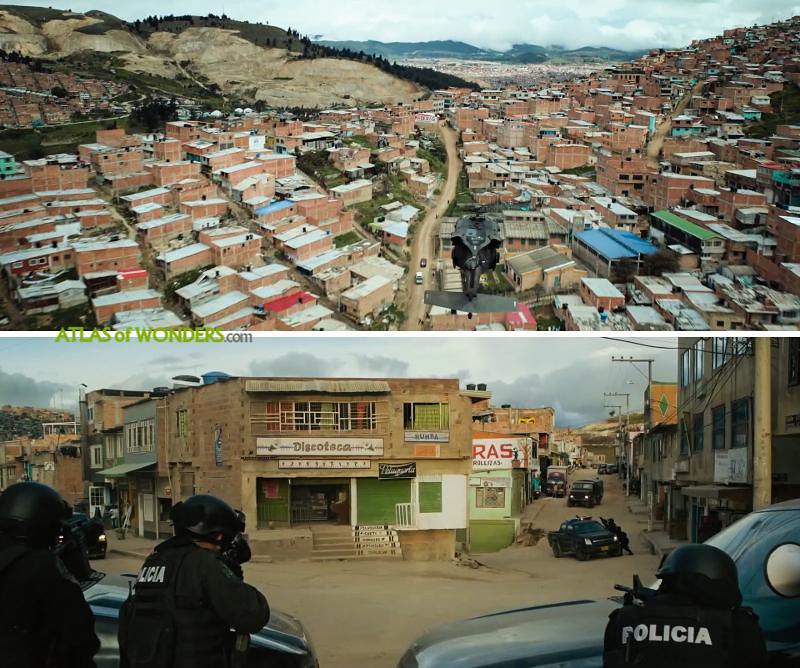 Ambush scene Colombia