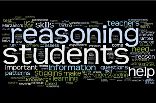 This is a Wordle produced from a paper I wrote on understanding reasoning.