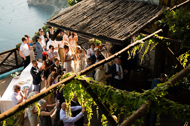 Wedding reception in Positano