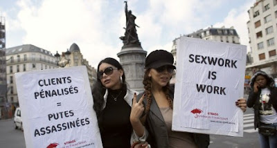 sex workers protesting