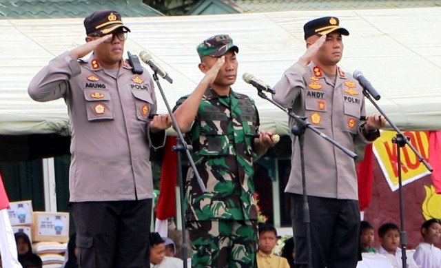 Kapolres Aceh Timur: Sinergitas TNI-Polri dan Seluruh Elemen Masyarakat Wajib Hukumnya