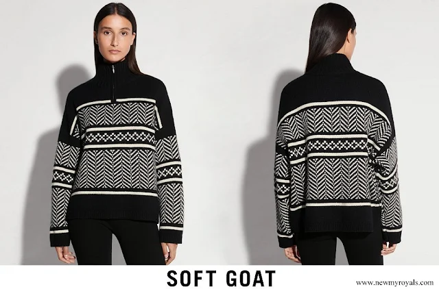 Crown Princess Victoria wore Soft Goat Ski Fair Isle Jumper