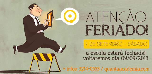 Quanta Academia - Atenção Para O Feriado