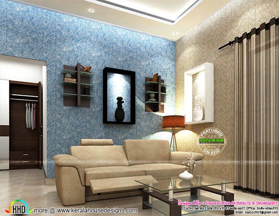 Interior design Kerala - Living room