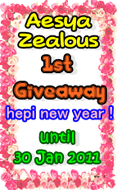 1st giveaway