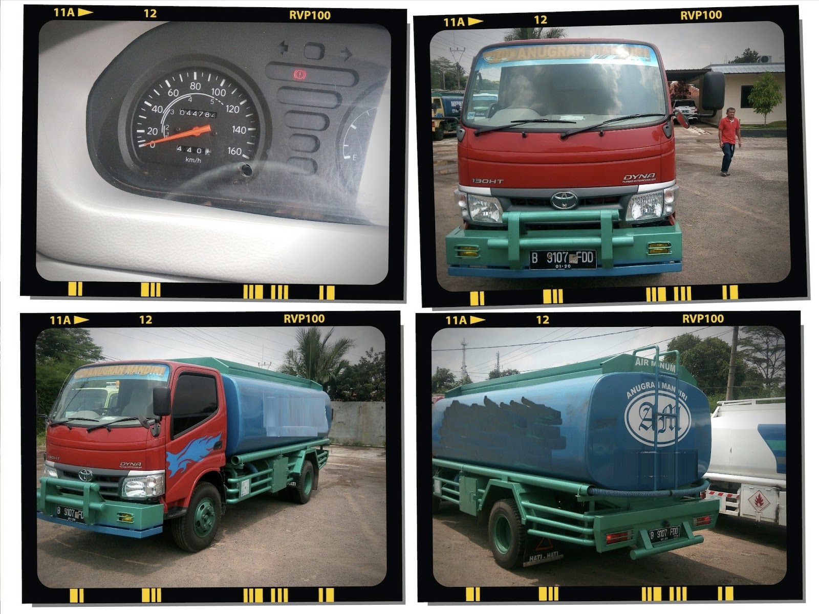 Dijual Mobil Truk  Tangki  8000  Liter  Toyota Dyna 130 HT 