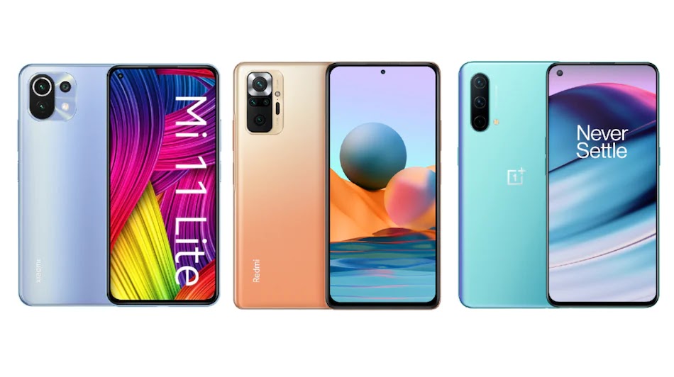 Mi 11 Lite vs Redmi Note 10 Pro vs OnePlus Nord CE 5G