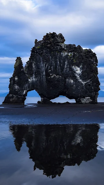 Stunning Nature Hvitserkur Rock Iceland