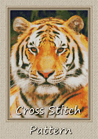  "Tiger" cross-stitch pattern