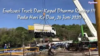 Mengapa Evakuasi Truck Dari Kapal Dharma Rucitra III Begitu Lama? Begini Tahapan Dan Proses Evakuasinya