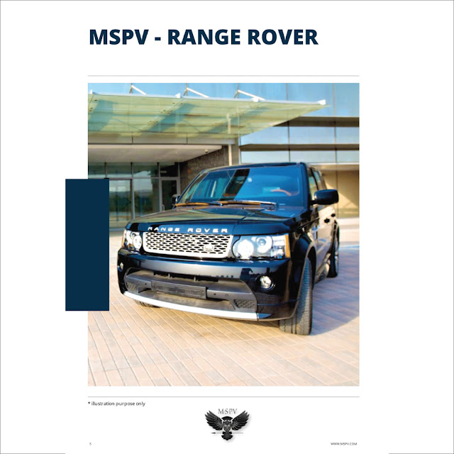 MSPV Armoured Range Rover