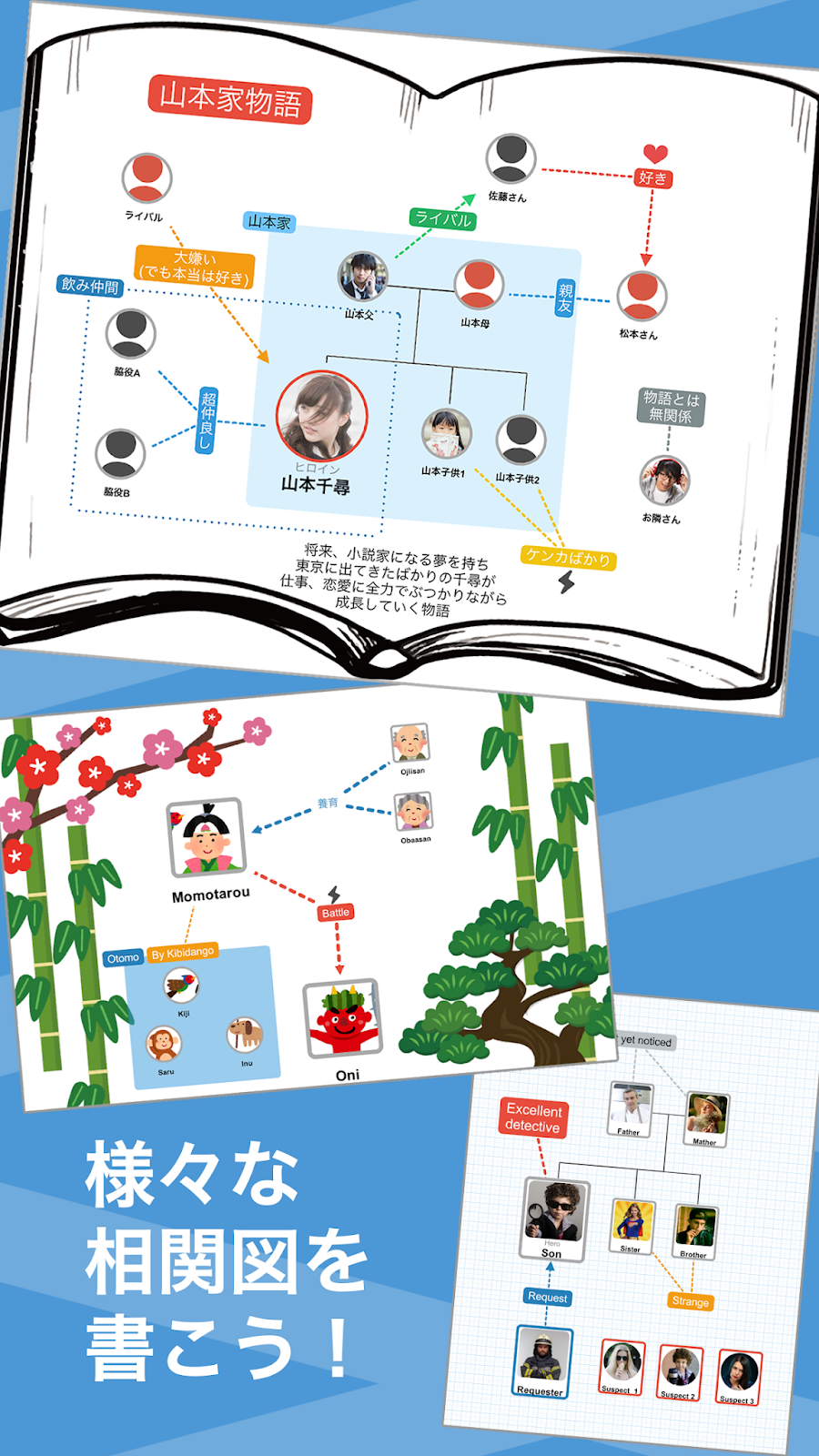 アプリ 相関図メーカー