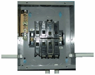 تمارين شاملة تحتوي على عدة دوائر كهربائية بواسطة لوحة التوزيع (الطبلون) - موسوعة الكهرباء والتحكم 
