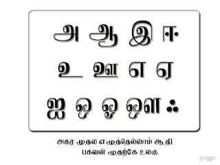 Tamil Alphabets Pre-School