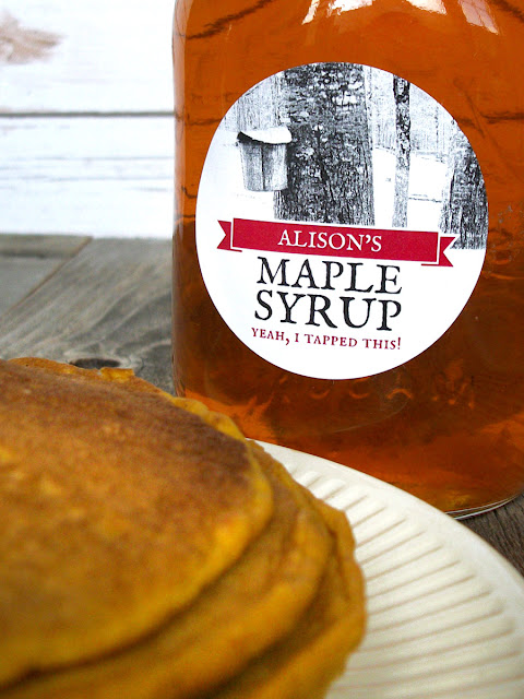 Custom Tree Tapping Maple Syrup Labels