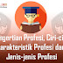 Pengertian Profesi, Ciri-Ciri, Karakteristik Profesi Dan Jenis-Jenis Profesi