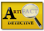 Artifact Detective logo with magnifying glass