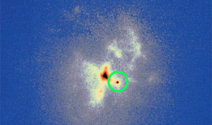 buraco negro supermassivo e o objeto identificado em Cygnus A