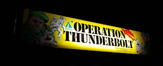 Operation Thunderbolt, the sequel to Operation Wolf. We played both games at Arcade Club