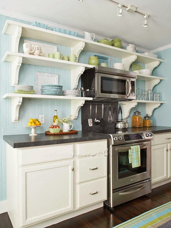 Desain Interior Dapur  dan Rak  Dapur  Minimalis Rumah 
