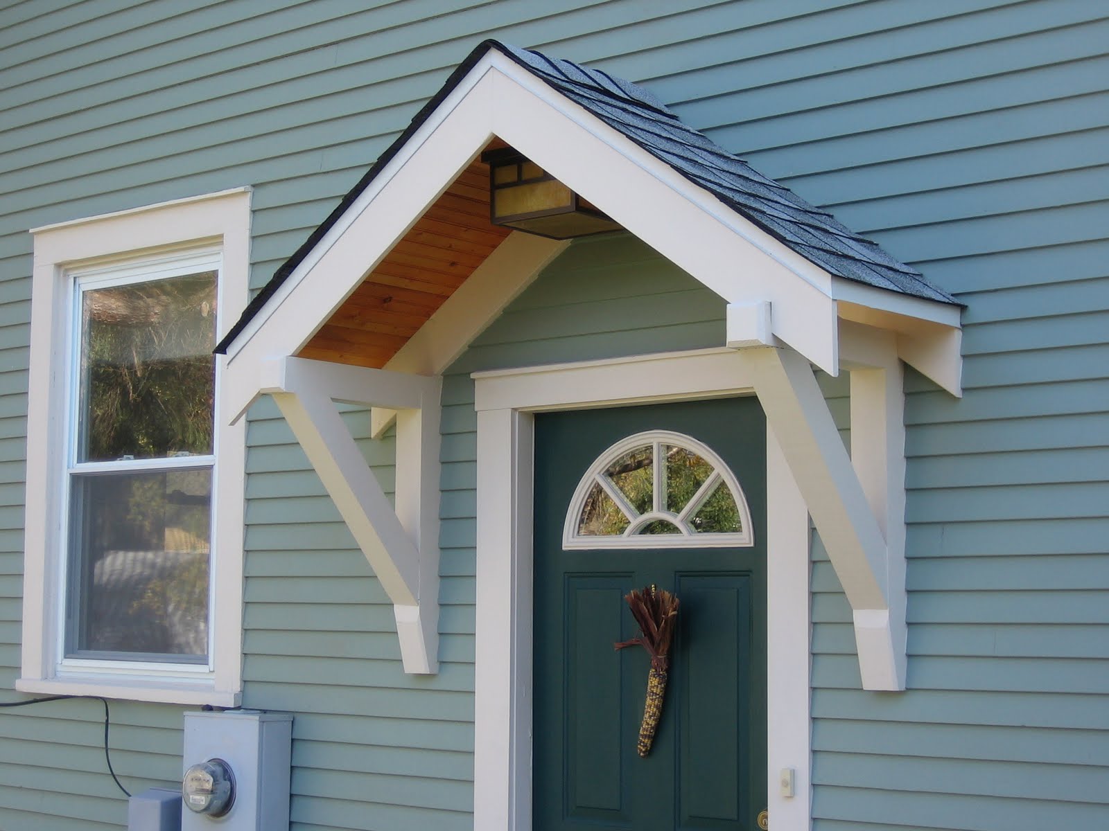 Bungalow Restoration: Side door overhang