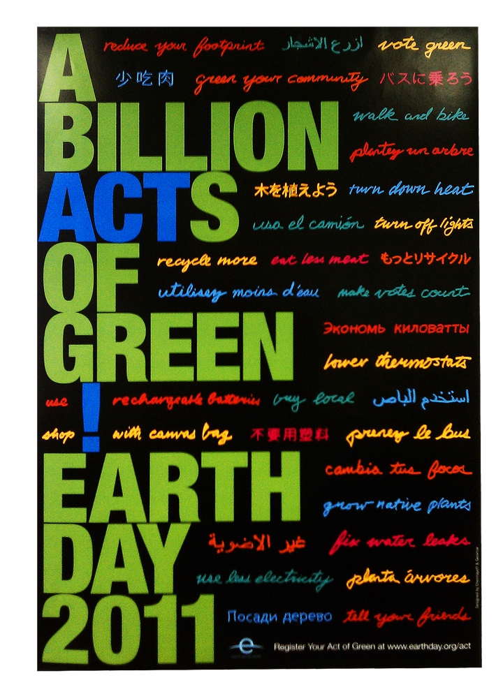 earth day posters 2011. Official Earth Day 2011 Poster