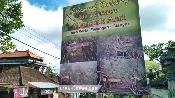 Lokasi Munduk Asri di Desa Kerta Payangan