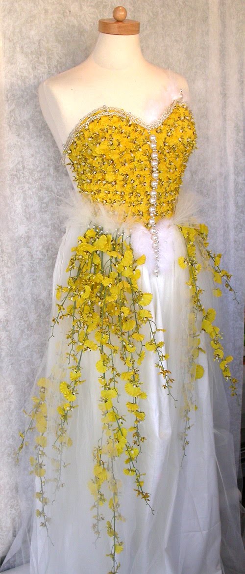 Yellow Orchid Wedding Dress Have a lovely Thursday