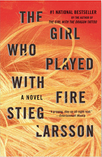 The Girl Who Played with Fire by Stieg Larsson (Book cover)