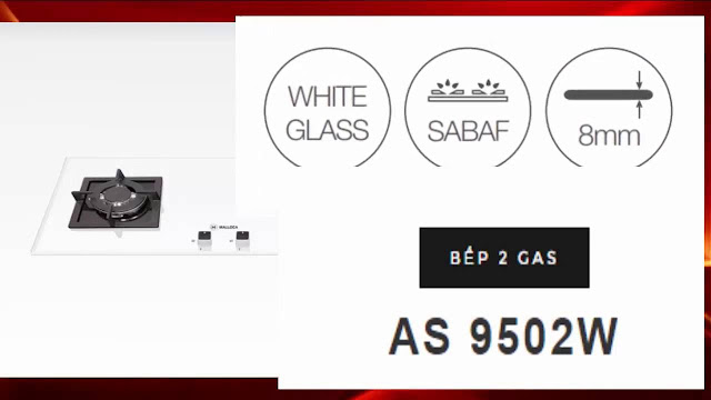 Bếp gas âm Malloca AS-9502W