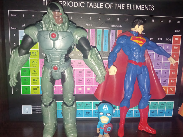 Cyborg, Capitán América y Supermán