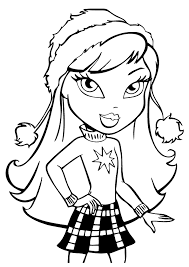 Bratz dolls free printable coloring pages